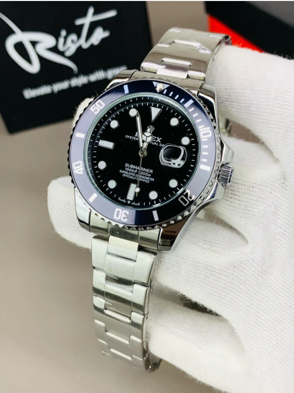 Silver Black Watch